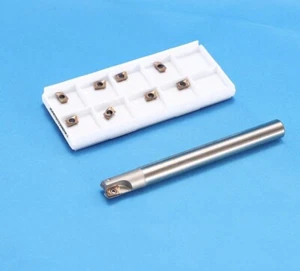 Endfräser 10 mm Mini Wendbar Hartmetall Endfräser Einsätze JDMT070204R - Bild 1 von 9