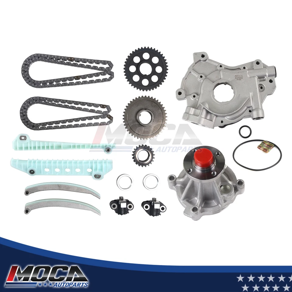 Timing Chain Kit W/Water Pump Oil Pump for 2009 Ford F-150 4.6L V8 inlet 21mm - Image 1 of 4