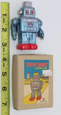 Tin robot made in Japan Zenmai robot TINTOY ROBOT WIND-UP Toy - WITH BOX -  - Image 1 of 4