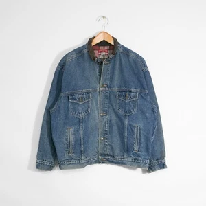 Chaqueta vaquera vintage Marlboro Country Store talla grande - azul camionero envejecido - Imagen 1 de 7