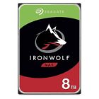 Seagate Ironwolf 8 TB NAS interne Festplatte CMR 3,5 Zoll SATA 7200 1/MIN (ST8000VN004) NEU