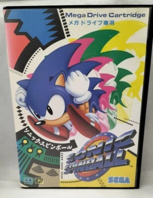 Sonics Spinball　Mega Drive Soft japan　B - Image 1 of 3