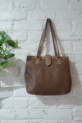 NWT Vintage 80s 90s Metal Mesh Shoulder Bag Disco Glam Y2K Grandmacore - Image 1 of 4