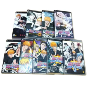PSP Bleach Heat The Soul 1 2 3 4 5 6 7 & Soul Carnival 1 & 2 Lot9 - Picture 1 of 6