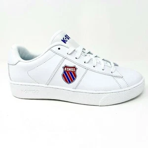 K-Swiss Court Casual White Corporate Mens Athletic Sneakers 06533 134 - Picture 1 of 5