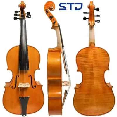 Hand Carved Big Viola, 5 strings 18" Viola.Spurce Maple wood,Good sound #15787 - Image 1 of 4