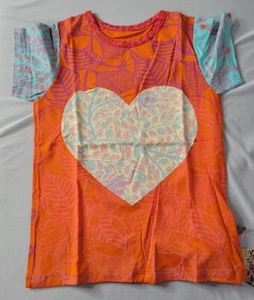 Juana De Arco Corazon Nido T-Shirt 8 Patchwork-Juana Print Mix-08 100 NWT - Picture 1 of 4