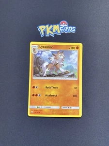 Pokémon TCG Lycanroc Burning Shadows 76/147 Regular Rare LP. - Picture 1 of 3