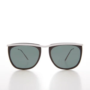 80s Black and White Hip Hop Vintage Unisex Sunglass - Jaylen - Picture 1 of 3