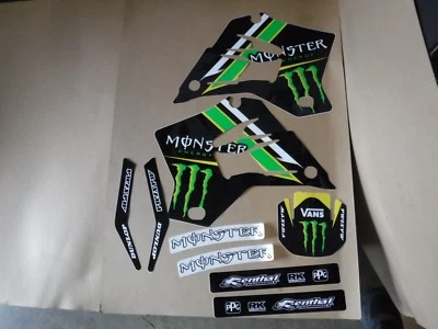 EQUIPO Kawasaki gráficos KDX200 KDX220 1995 1996 1997 1998 1999 2000 2001 2002 Foto 1 de 2