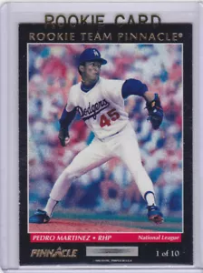 INSERTO DE NOVATO PEDRO MARTINEZ Team Pinnacle $$ tarjeta de radiocontrol béisbol 1993 ¡CORTE RED SOX! - Imagen 1 de 2