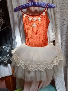 VINTAGE KOSTÜM KLEID MÄDCHEN THEATER TUTU FEE ORIGINAL BALLERINA - Bild 1 von 11