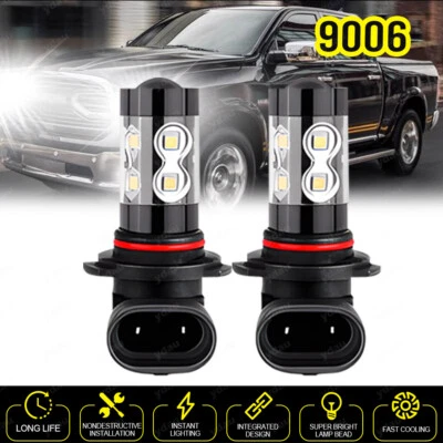 9006 Bombillas antiniebla LED para Dodge RAM 1500 2500 3500 2013-2015 2016 2017 2018 Foto 1 de 4