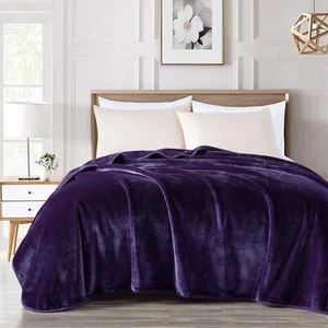 Chezmoi Collection Heavy Single Ply 9 Lbs Korean Style Faux Mink Blanket, 750... - Picture 1 of 9