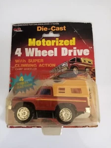 Vintage ARCO Motorized Ford Camp Wheeler Truck Friction Car Vehicle 4x4 Climber - Picture 1 of 5