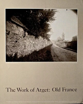 Cartaz de exposição The Work of Atget: Old France 1981 Museu de Arte Moderna (MOMA) - Imagem 1 de 4