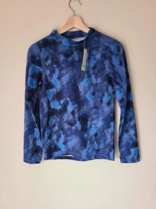 Boys' Long Sleeve Fitted Performance Mock Neck T-Shirt - All in Motion' Navy XL - Picture 1 of 3