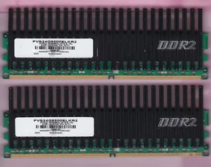 4GB 2x2GB PATRIOT PVS24G8500ELKR2 DDR2-1066 PC2-8500 PD000133 GAMER MEMORY KIT - Picture 1 of 2