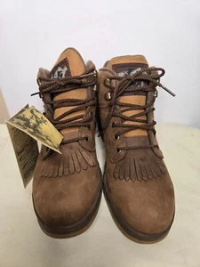 Damen-Westernstiefel Kiltie Hufeisen Größe 8,5 Cowgirl Rodeo Scheune Arbeitsstiefel Freizeit - Bild 1 von 6