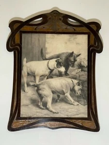 Art nouveau Framed "Fannie Moody Sporting Prospects " Lithograph - Picture 1 of 11