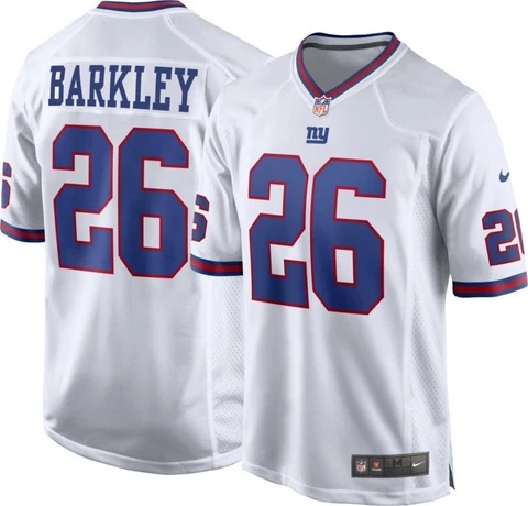 New York Giants Saquon Barkley #26 Nike Men's Official NFL Player Game Jersey Cover