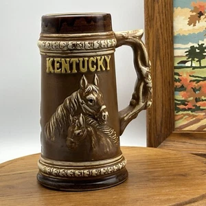 Vintage Kentucky WIldlife Stein - Brown - Made in Japan - Picture 1 of 10