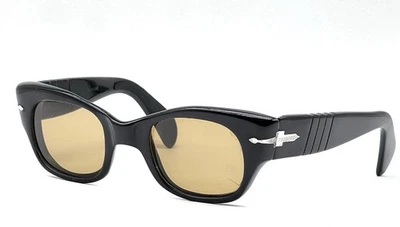 Vintage Persol Ratti 6200 Hassan Edition 80s Silver Arrow Italy 48mm - Image 1 of 4