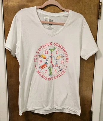 NUEVO CON ETIQUETAS JIMMY BUFFETT T Margaritaville It’s 5 o’Clock Somewhere Camiseta Talla M Nueva con Etiquetas Foto 1 de 4
