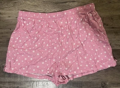 Victoria Secret Pink Polka Dot Girl Boxer Shorts Women’s Medium - Image 1 of 3