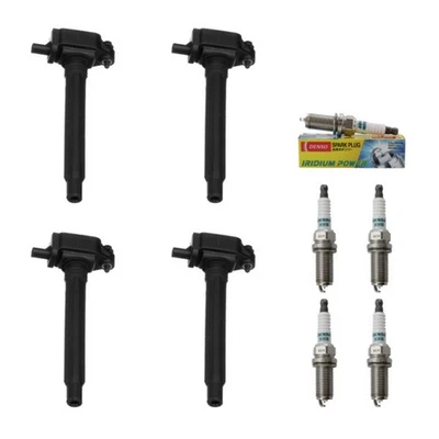 Nuevo Juego de 4 Bobinas de Encendido y Bujía DENSO para 200/500X/ Cherokee Compass L4 Foto 1 de 4