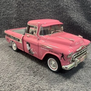 Elvis "The King of Rock N Roll" 1957 Pink Chevy Chevrolet Truck 27cm Long - Picture 1 of 21