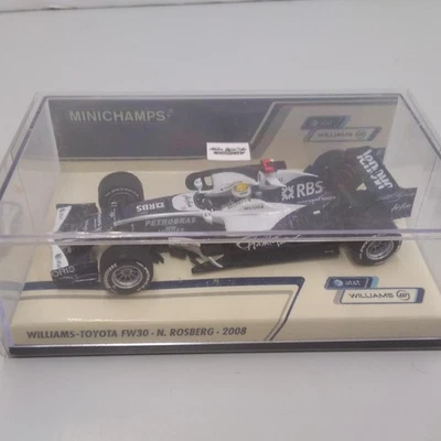 MINICHAMPS 1 43 AT&T Williams Toyota fw30 minicar - Image 1 of 4