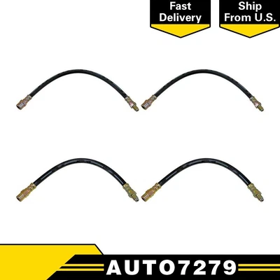 Línea de freno de manguera hidráulica de freno delantero trasero para Mercedes-Benz 190D 1984 1985 1986 Foto 1 de 4