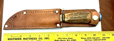 Cuchillo de caza W. Clauberg - Solingen, Alemania - artículo # 190 Foto 1 de 3