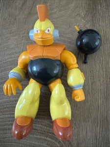 VINTAGE Mega Man BOMBMAN Action Figure Series 1 Complete Bandai 1995 Capcom - Picture 1 of 3