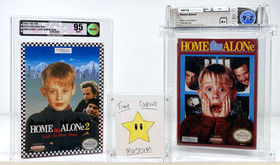 Home Alone Nintendo NES Set New 1990s Factory Sealed WATA VGA Graded TOP POP