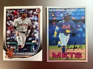 Luisangel Acuna 2025 Topps Heritage 25th Anniversary Silver Foil Rookie H25-16+ - Bild 1 von 1