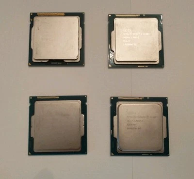 Intel CPU Lot (4x) i3 3220 4130t i5 4570s Celeron G1820t Processors LGA1150 - Image 1 of 4