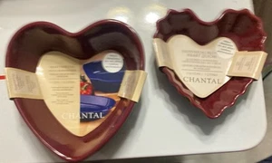 Chantal Herz Backformen 3 Tassen glatt und 1 1/4 Tassen Rüschenrand Valentinstag - Bild 1 von 6