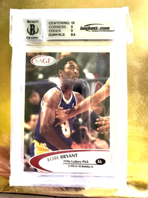 Kobe Bryant 1999 Sage Autograph Bonus White - Image 1 of 2