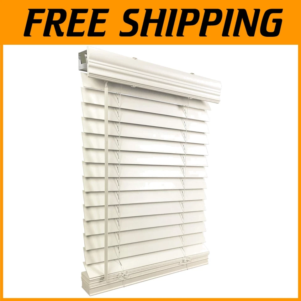 Cordless Blinds For Home Office, Kid-Safe, 33 7/8" - 34 1/8" - Image 1 of 4