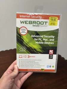 Webroot Internet Security for PC, Mac, and Mobile DVD - Picture 1 of 8