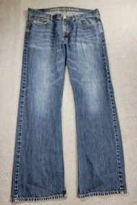 Pantalones de mezclilla American Eagle Outfitters para hombre 36x34 (38x32) azul oscuro elásticos - Imagen 1 de 17