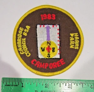 '83 Cambridge Council Boy Scout of America now Spirit of Adventure Council Patch - Picture 1 of 2