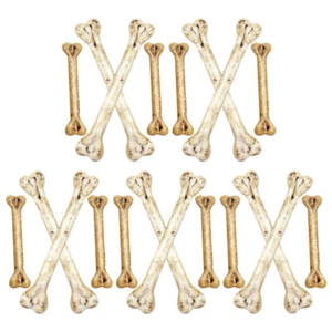 20 Pcs Simulated Bone Decorations Skeleton Ornament Bones Halloween - Picture 1 of 12