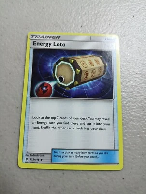 Pokémon TCG Energy Loto Guardians Rising 122/145 Regular Uncommon - Image 1 of 2