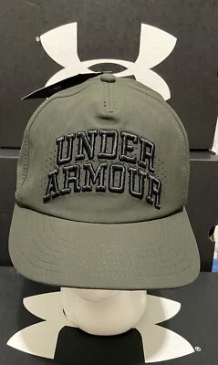 Under Armour Mens Baroque Green Varsity Wordmark Hat (1362171-310) OSFM NWT - Image 1 of 4
