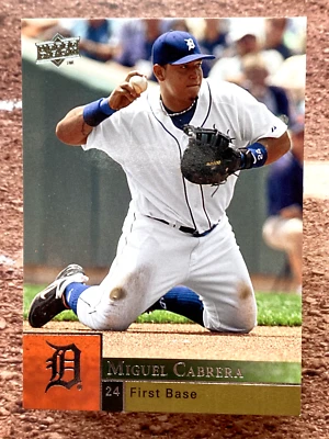 Miguel Cabrera 2009 cubierta superior #126 Detroit Tigers Foto 1 de 2