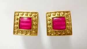 Ancienne Boucles D'oreilles Yves Saint Laurent : Robert Goossens. - Picture 1 of 11