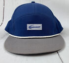 Budlight Beer  Blue White Grey Cord Snapback Hat